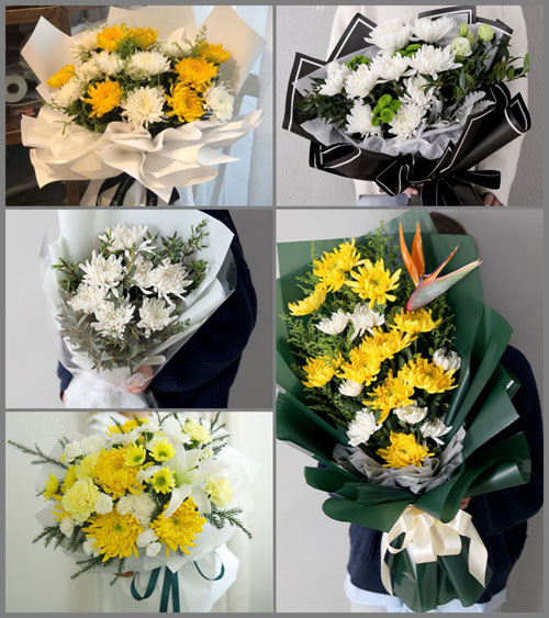 贵州铜仁市万山区茶店镇白事花束代送